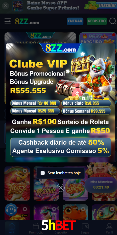 App oficial de cassinos online